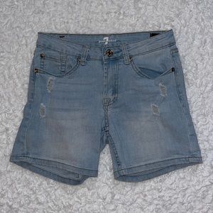 7 For All Mankind denim shorts size 14